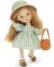Păpușă moale Orange Toys Sweet Sisters - Sunny într-o rochie în carouri, 32 cm - 3t