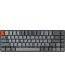 Tastatura mecanica Keychron - K6 HS 65%, Gateron Brown, RGB, gri - 1t