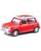 Mașină metalică Newray - Mini Cooper din 1959, 1:32, roșu - 1t