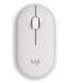 Mouse Logitech - Pebble Mouse 2 M350s, optic, fără fir, alb - 1t