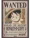 Mini poster GB eye Animation: One Piece - Luffy Wanted Poster - 1t