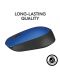 Mouse Logitech - M171, optic, wireless, albastru - 6t