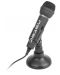 Microfon Natec - Adder, negru - 3t