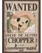 Mini poster GB eye Animation: One Piece - Chopper Wanted Poster (Series 1) - 1t