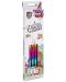 Creioane de colorat Grafix - Rainbow, 6 culori, ascuțitoare inclusă - 1t