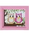 Mozaic cu ramă și pixeli Pixelhobby - Pereche de bufnițe, 500 de bucăți - 1t