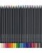 Creioane colorate Faber Castell - Black Edition, 24 culori - 2t