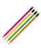 Creion Faber - Candy, cu radiera, fluorescent, HB, sortiment - 1t