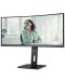 Monitor AOC - CU34P3CV, 34'', UWQHD, VA, curbat, anti-orbire, negru - 3t