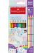 Creioane Faber-Castell Grip 2001 -10+3 culori strălucitoare - 1t