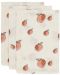 Prosoape de muselină Jollein - Peach, 15 x 20 cm, 3 bucăți - 1t