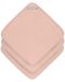 Prosoape de muselină Lassig - Cozy Care, 30 x 30 cm, 3 bucăți, roz - 1t