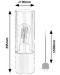 Lampa de masă Rabalux - Ronno 74050, IP 20, E27, 1 x 25 W, negru - 6t