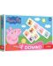 Joc de societate Domino mini: Peppa Pig - Pentu copii - 1t