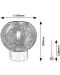 Lampa de masă Rabalux - Monet 74017, IP 20, E27, 1 x 40 W, transparent - 7t