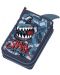 Penar cu accesorii Graffitti Shark - 2 fermoare - 1t