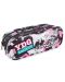 Penar scolar elipsoidal Cool Pack Clever - Camo Pink Badges, cu 2 compartimente - 1t