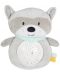 Lampă de noapte și reflector Moni Toys - Snuggly, Raccoon - 1t