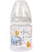 Nuk First Choice Bottle - Disney, TC, cu tetina din silicon, 150 ml, gri/Yori cu balon - 1t
