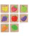 Puzzle educațional Viga - Fructe și legume magnetice, 32 de piese - 2t