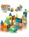 Set de construcție magnetic educativ Sonne - Labirint, 66 piese - 2t