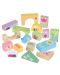 Puzzle educativ Montessori Orange Tree Toys - Grădină - 3t