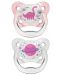 Dr. Brown's Orthodontic Soother - PreVent, 6-18 m, luminat, 2 bucăți, roz - 1t