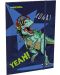Dosar cu bandă elastică Lizzy Card Dino Roar - A4 - 1t