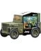 Eurographics Puzzle cu 550 de piese în cutie metalică - Jeep militar  - 1t