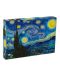 Puzzle Black Sea Lite de 1000 piese - Noapte instelata, Vincent van Gogh - 1t