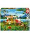 Puzzle Educa din 1000 de piese - Vacanța în camping - 1t