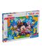 Puzzle Clementoni din 104 piese - Mickey Mouse și prietenii - 1t