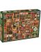 Puzzle Cobble Hill de 1000 piese - Biblioteca pisicilor - 1t