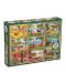 Puzzle Cobble Hill din 1000 piese - Cărți poștale de pe lac  - 1t