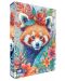 Puzzle de 500 de piese Black Sea - Printre flori: Red Panda - 1t