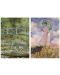 Puzzle Educa de 2 x 1000 piese - Lacul cu nuferi, Claude Monet - 2t