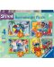 Puzzle Ravensburger din 24 piese 4 în 1 - Stitch - 1t