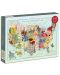 Puzzle Galison 1000 de piese - Harta geografica a florilor - 1t
