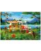 Puzzle Educa din 1000 de piese - Vacanța în camping - 2t