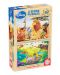 Puzzle Educa din 2 x 50 piese - Animal Friends - 1t