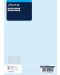 Rezerva pentru organizator Filofax A5 - Hartie albastra liniata - 1t