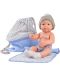 Papusa-bebelus Paola Reina Mini Pikolines - Cu geanta albastra si paturica, fetita, 32 cm - 1t