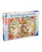 Puzzle Ravensburger din 3000 de piese - Harta lumii cu flora și fauna - 1t