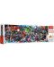 Puzzle panoramic Trefl din 1000 de piese - Lumea Marvel - 1t