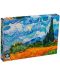 Puzzle Black Sea din 500 de piese - Camp de grau cu chiparosi, Vincent van Gogh - 1t