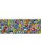 Puzzle panoramic Clementoni din 1000 de piese - animale Tokidoki - 2t