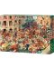 Puzzle Castorland din 3000 de piese - Cursă de tauri în Pamplona - 1t