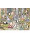 Puzzle Ravensburger din 500 de piese - Crazy Cats 12: Viața bună - 2t