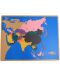Smart Baby Montessori Puzzle - Harta Asiei, 34 de piese - 1t