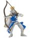 Figurina Papo The Medieval Era – Cavaler al Dragonului albastru, cu arc si sageata - 1t